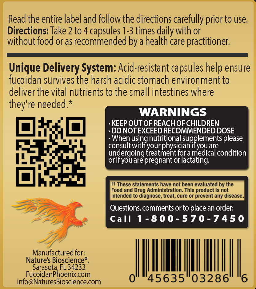 back of label fucoidan phoenix